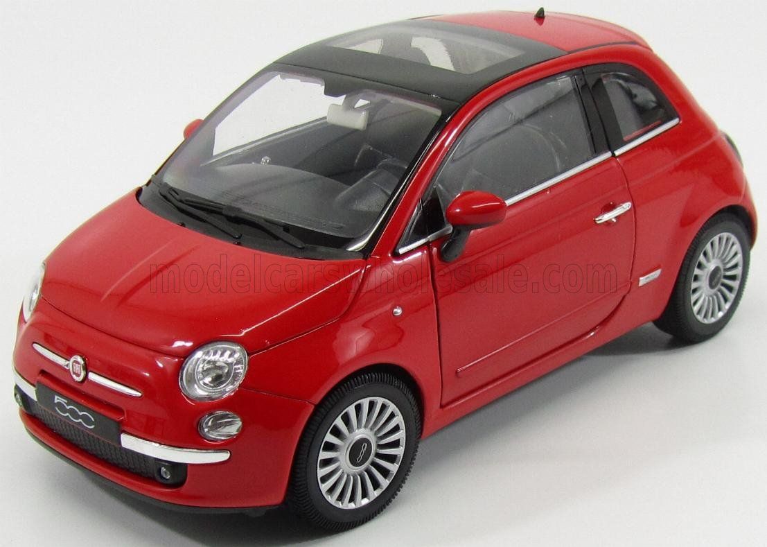 1:18 Welly - 2007 Fiat Nuova 500 Red