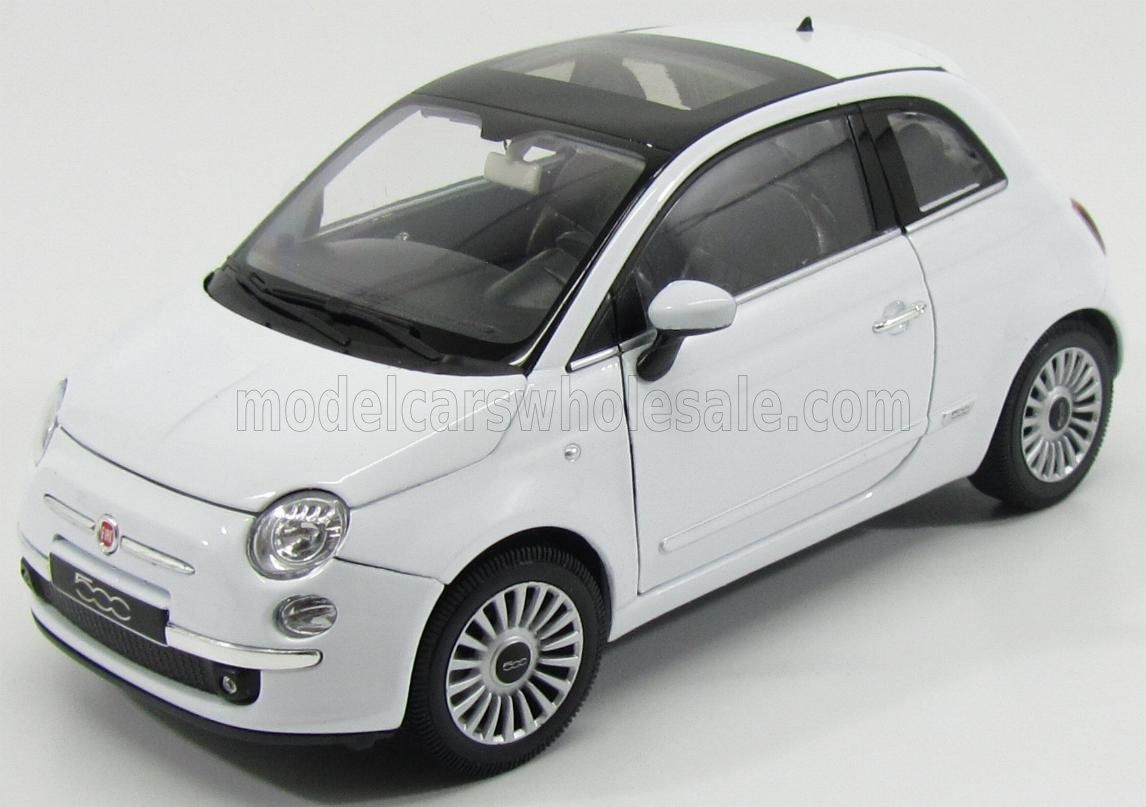1:18 Welly - 2007 Fiat Nuova 500 White