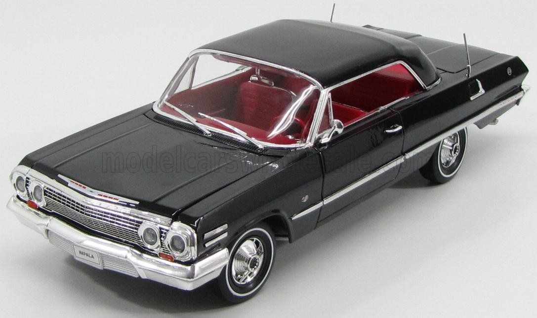 1:18 Welly - 1963 Chevrolet Impala Hard-Top 2-Door Black