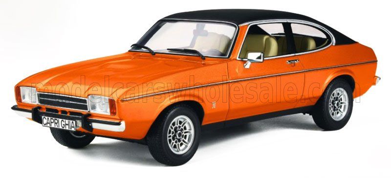 1:18 Otto Mobile - 1974 Ford Capri MkII 3.0L V6 Orange Black