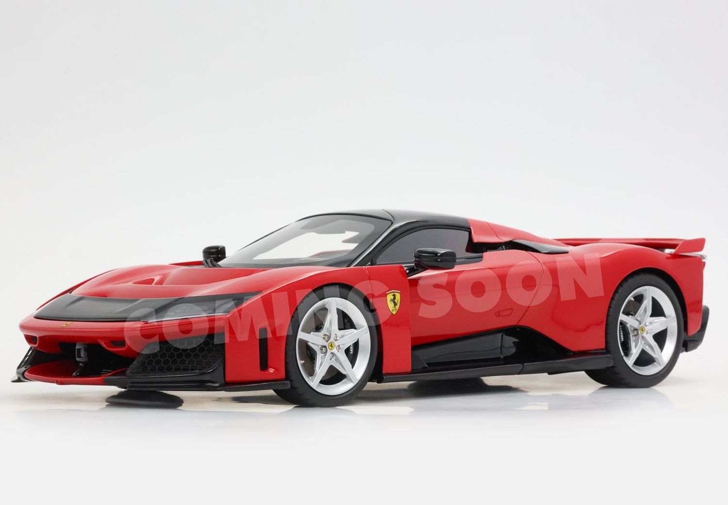 1:18 BBR - 2024 Ferrari F80 Rosso Corsa Red *Silver Rims*