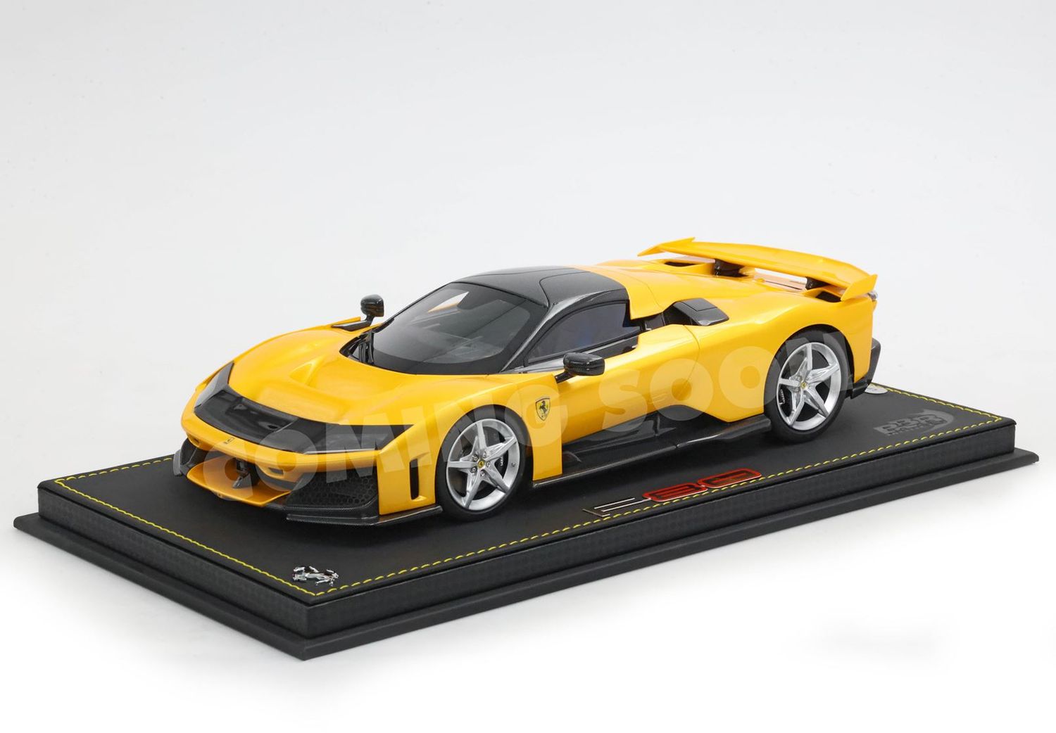 1:18 BBR - 2024 Ferrari F80 Giallo Tristrato Yellow *Silver Wheels*