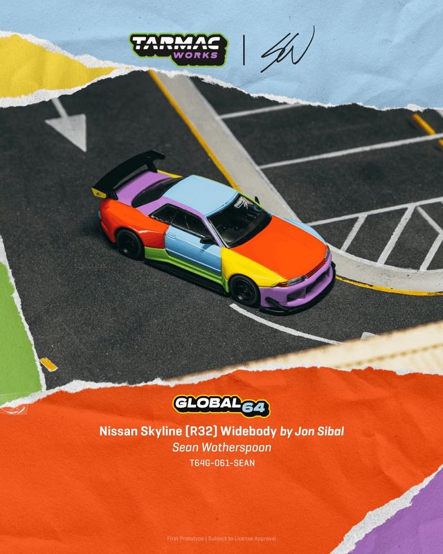 1:64 Tarmac - 2025 Nissan GT-R (R32) Sean Wotherspoon