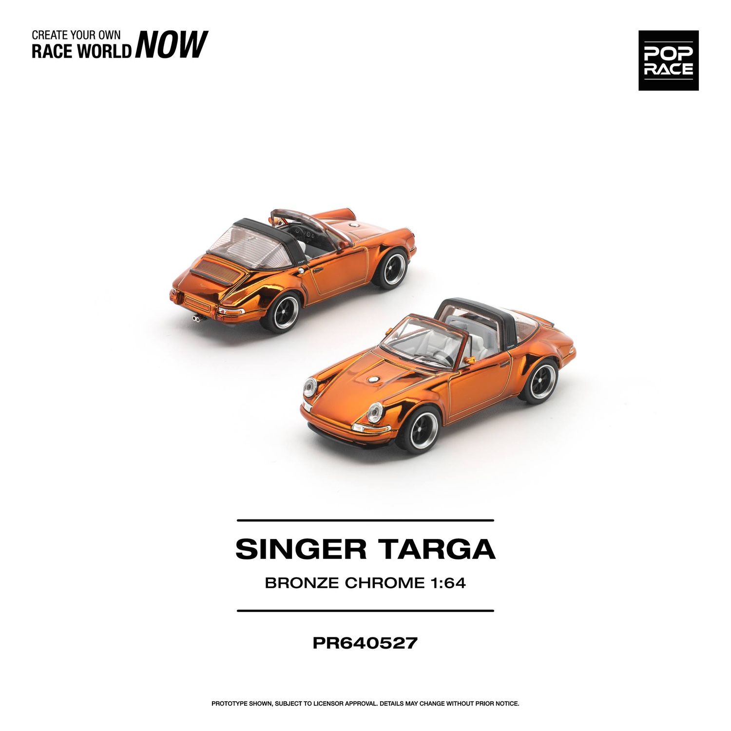 1:64 Pop Race Limited - Singer Targa, orange metallic