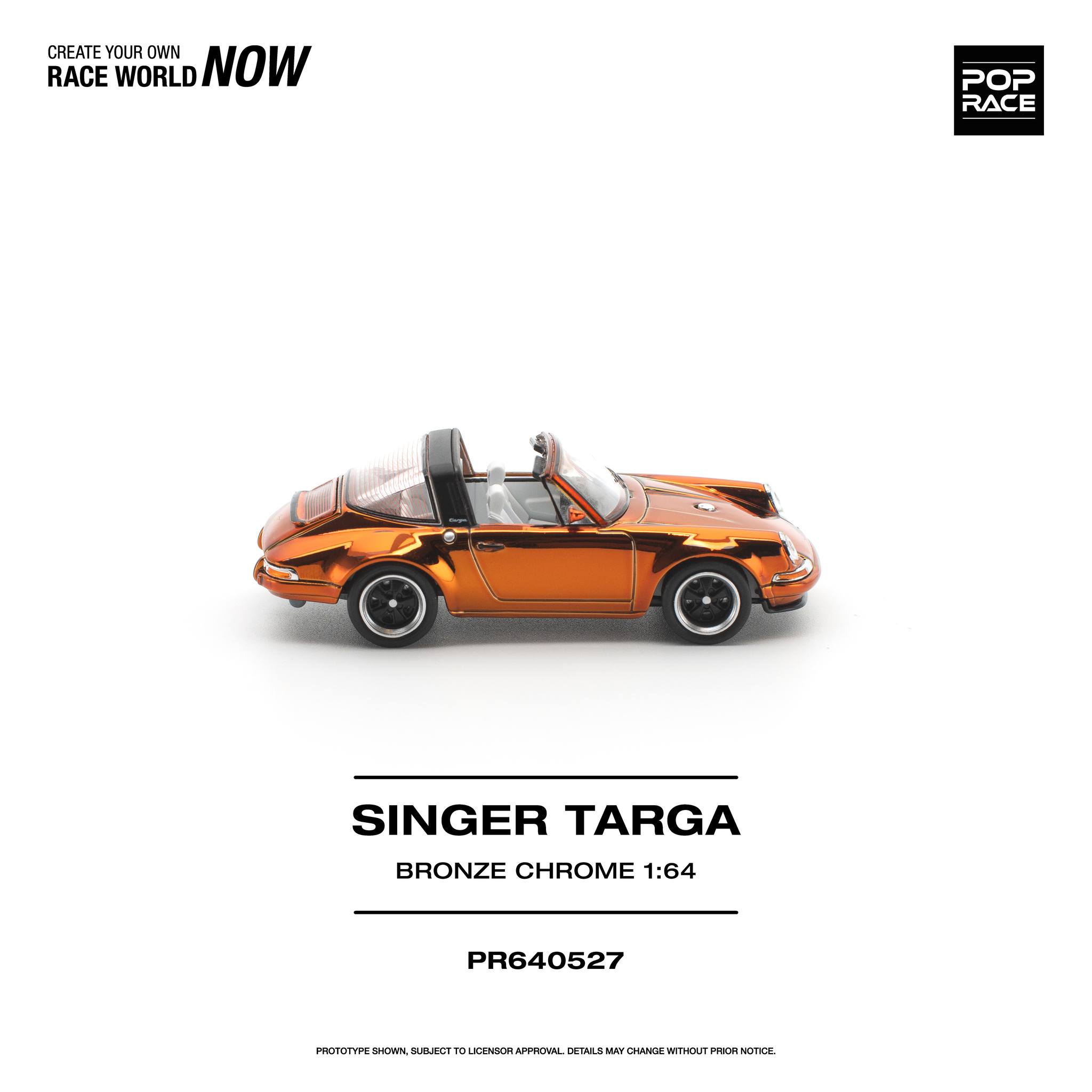 1:64 Pop Race Limited - Singer Targa, orange metallic