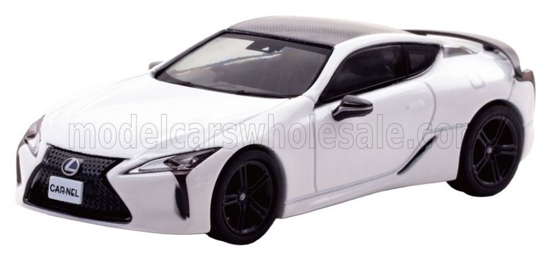 1:64 Car-Nel - 2021 Lexus LC500 Aviation White Black