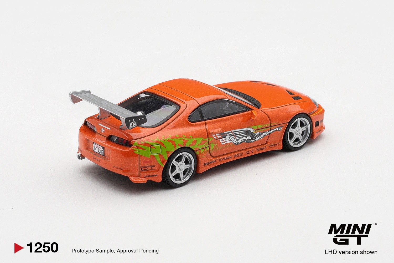1:64 Mini GT - 2001 Toyota Supra MK4 (A80) Romex Brian O`Conner *The Fast and The Furious*