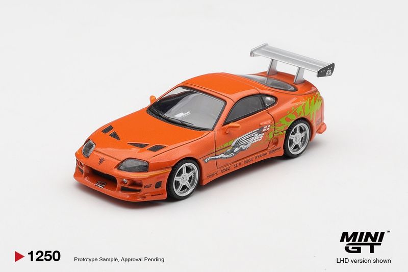 1:64 Mini GT - 2001 Toyota Supra MK4 (A80) Romex Brian O`Conner *The Fast and The Furious* 1:64 Mini GT - 2001 Toyota Supra MK4 (A80) Romex Brian O`Conner *The Fast and The Furious*