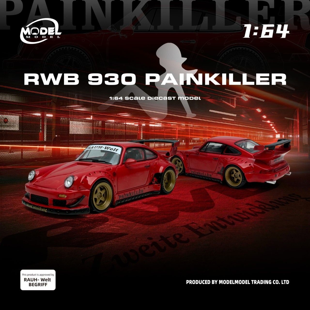 1:64 ModelModel - RWB 930 Painkiller, red