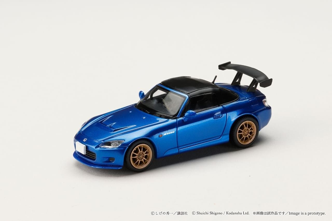 1:64 Hobby Japan - Honda S2000/Initial D Toshiya Joshima vs Takumi Fujiwara, blue