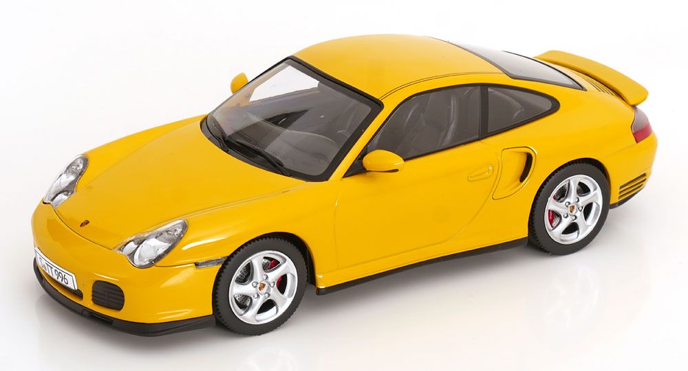 1:18 KK Scale - Porsche 911 (996) Turbo 2000 gelb