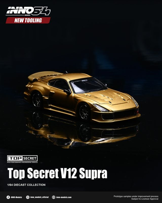 1:64 Inno64 - Top Secret V12 Supra, gold