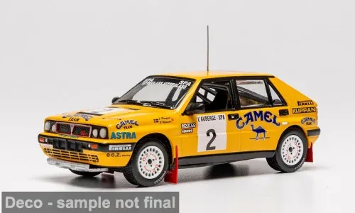 1:43 Ixo - Lancia Delta Integrale 16V #2 Boucles de Spa 1989 S. Blomqvist - B. Melander