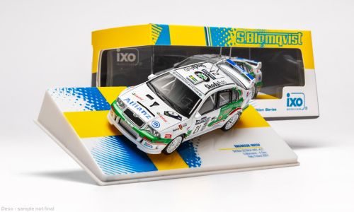 1:43 Ixo - Škoda Octavia WRC #21 Rally Finland 2001 S. Blomqvist - A. Goñi