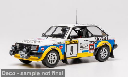 1:43 Ixo - Talbot Sunbeam Lotus #9 1000 Lakes Rally 1981 S. Blomqvist - B. Cederberg