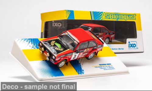 1:43 Ixo - Ford Escort Mk II RS 1800 #3 Legend Boucles de Spa 2010 S. Blomqvist - R. Jakobsson