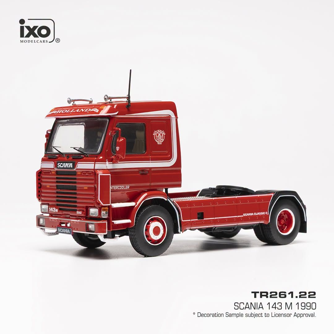 1:43 Ixo - 1990 Scania 143 M Red 1:43 Ixo - 1990 Scania 143 M Red