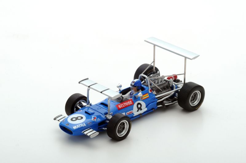 1:43 Spark - Matra MS10 No.8 South African GP 1969 Jean-Pierre Beltoise