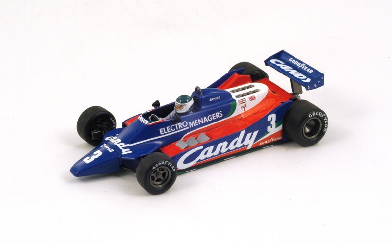 1:43 Spark - Tyrrell 010 No.3 5th Belgian GP 1980 Jean-Pierre Jarier