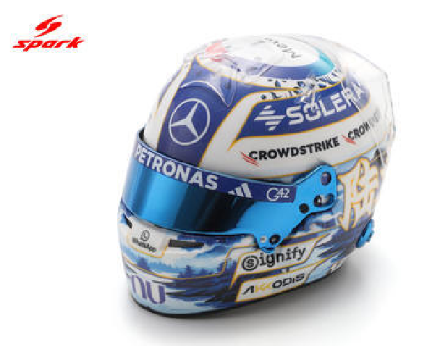 1:5 Spark Helmet - Mercedes-AMG PETRONAS Formula One Team - George Russell - Chinese GP 2026