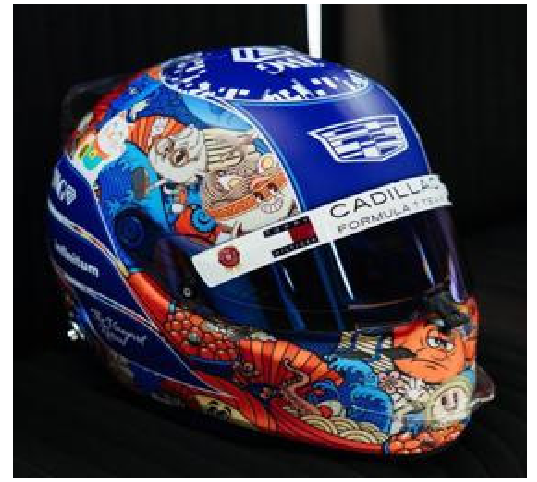 1:5 Spark Helmet - Cadillac Formula 1 Team - Valtteri Bottas - Japanese GP 2026