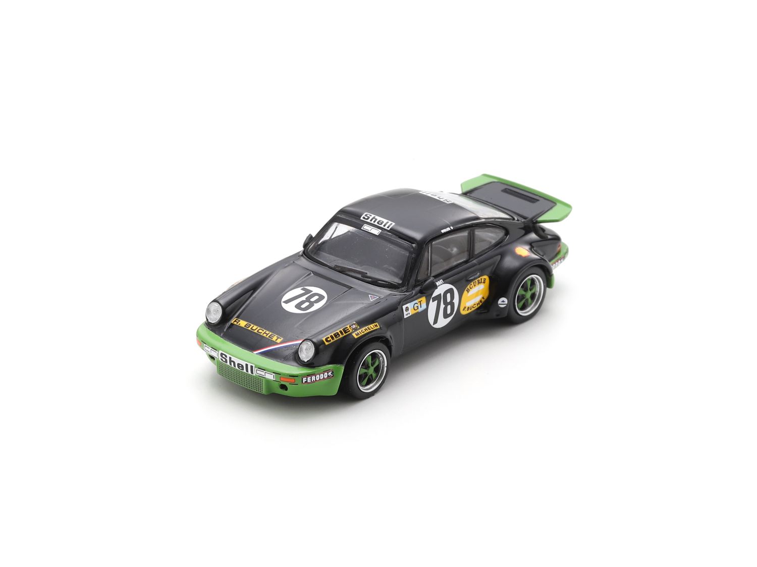 1:64 Spark - Porsche 911 Carrera RS No.78 Le Mans 24H 1975 B. Wollek - C. Grandet