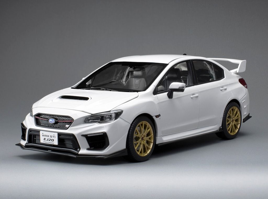 1:18 Sunstar - 2020 Subaru WRX STi EJ20 Final Edition White