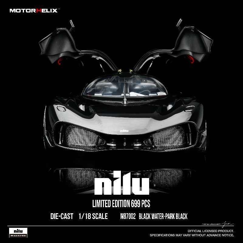 1:18 Motorhelix - 2024 Nilu Nilu27 V12 6.5L 1070hp Black