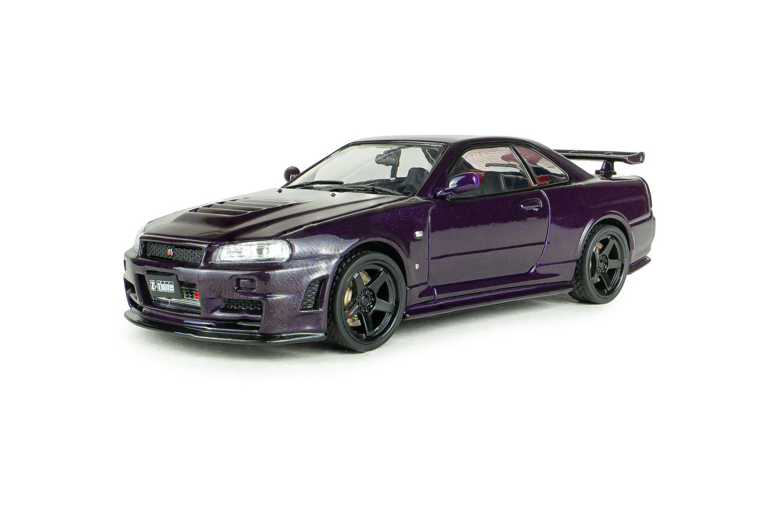 1:43 Solido - Nissan Skyline GT-R (BNR34) with NISMO Parts – Midnight Purple