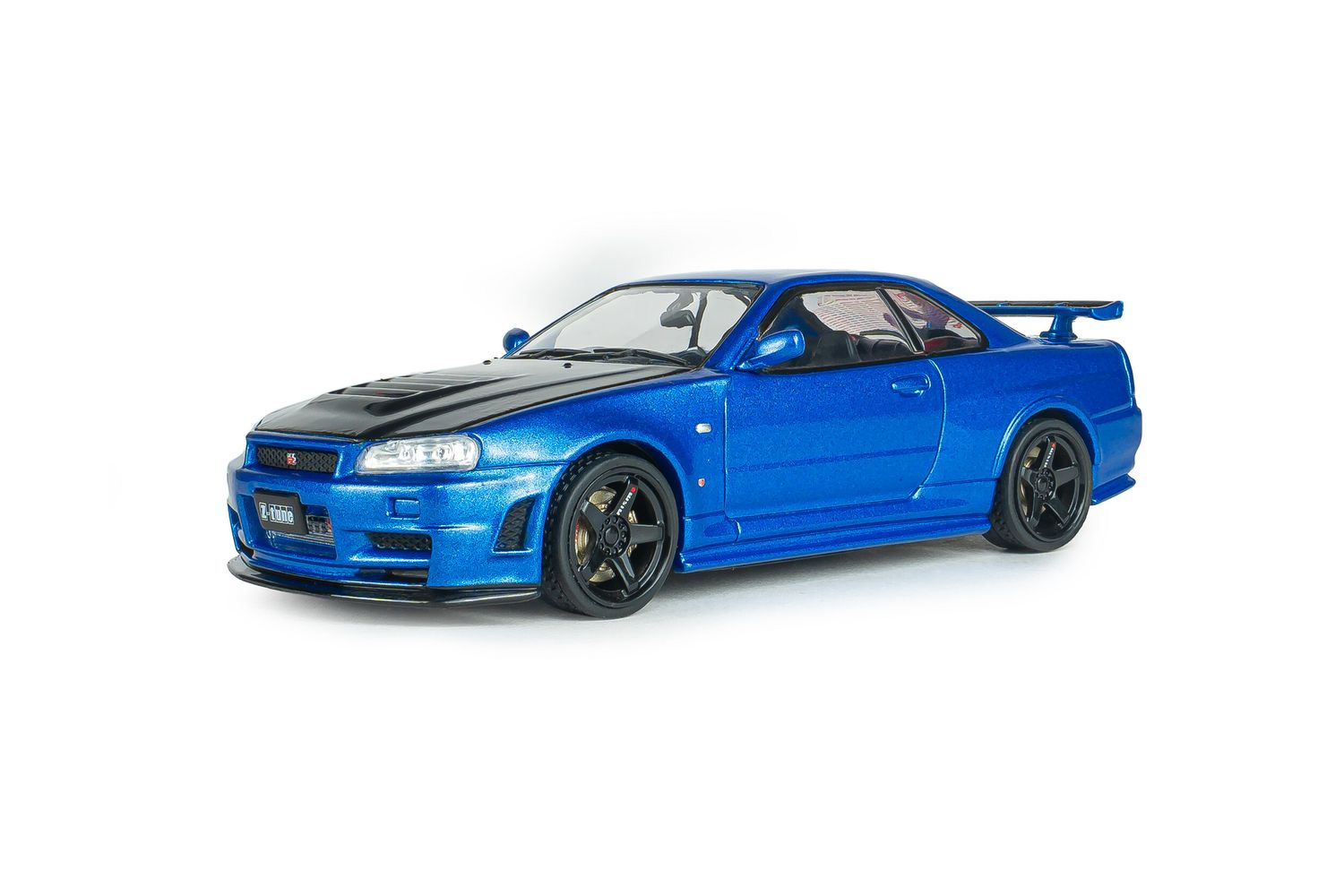 1:43 Solido - Nissan Skyline GT-R (BNR34) with NISMO Parts – Bayside Blue