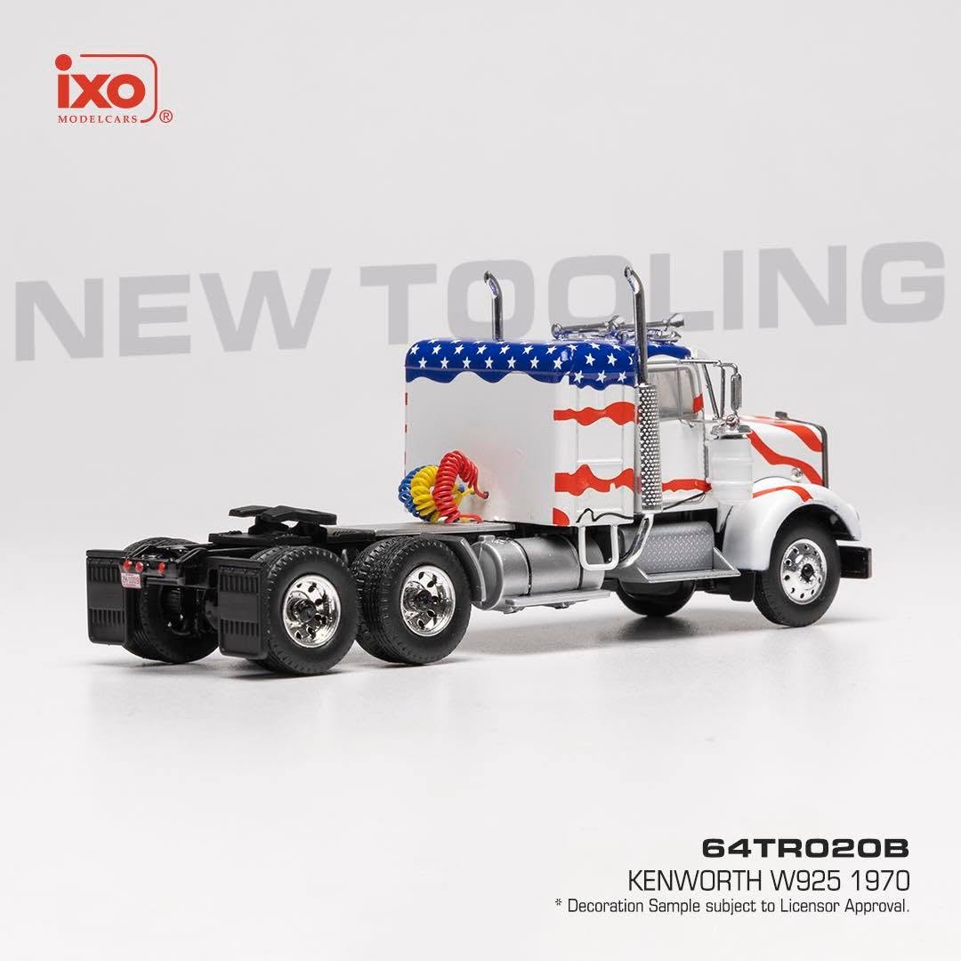 1:64 Ixo - 1970 Kenworth W925, weiss/Dekor