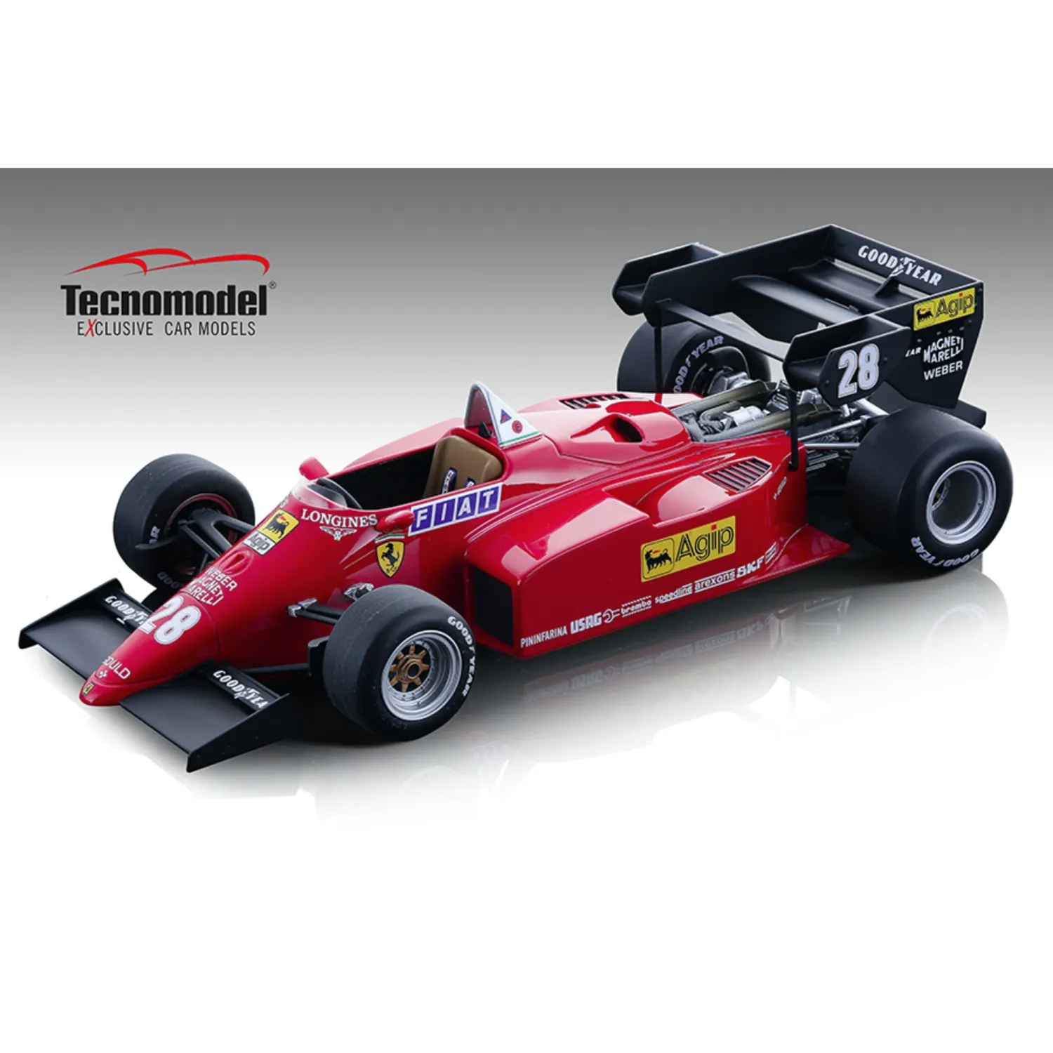 1:12 Tecnomodel - Ferrari F1 126C4-M2 #28 European GP 1984 R. Arnoux