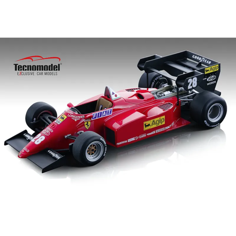 1:12 Tecnomodel - Ferrari F1 126C4-M2 #28 European GP 1984 R. Arnoux