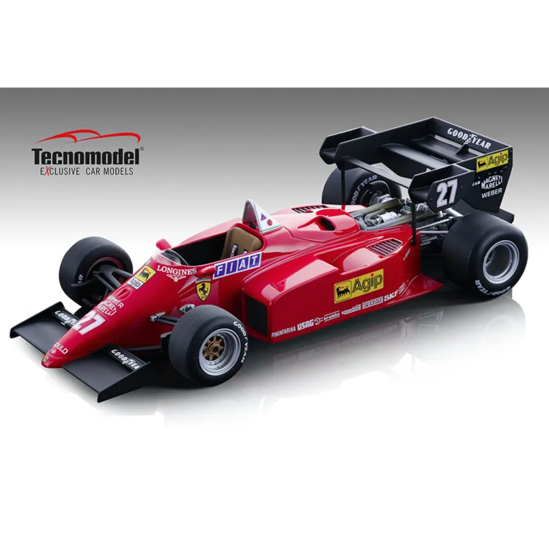 1:12 Tecnomodel - Ferrari F1 126C4-M2 #27 2nd European GP 1984 M. Alboreto