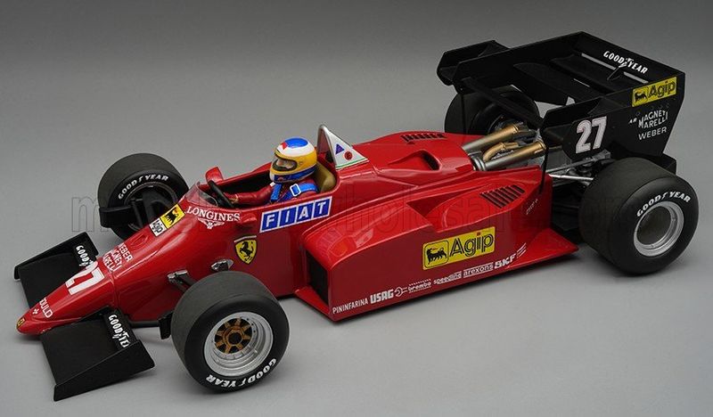 1:12 Tecnomodel - Ferrari F1 126C4-M2 #27 2nd European GP 1984 M. Alboreto *With Driver Figure* 1:12 Tecnomodel - Ferrari F1 126C4-M2 #27 2nd European GP 1984 M. Alboreto *With Driver Figure*