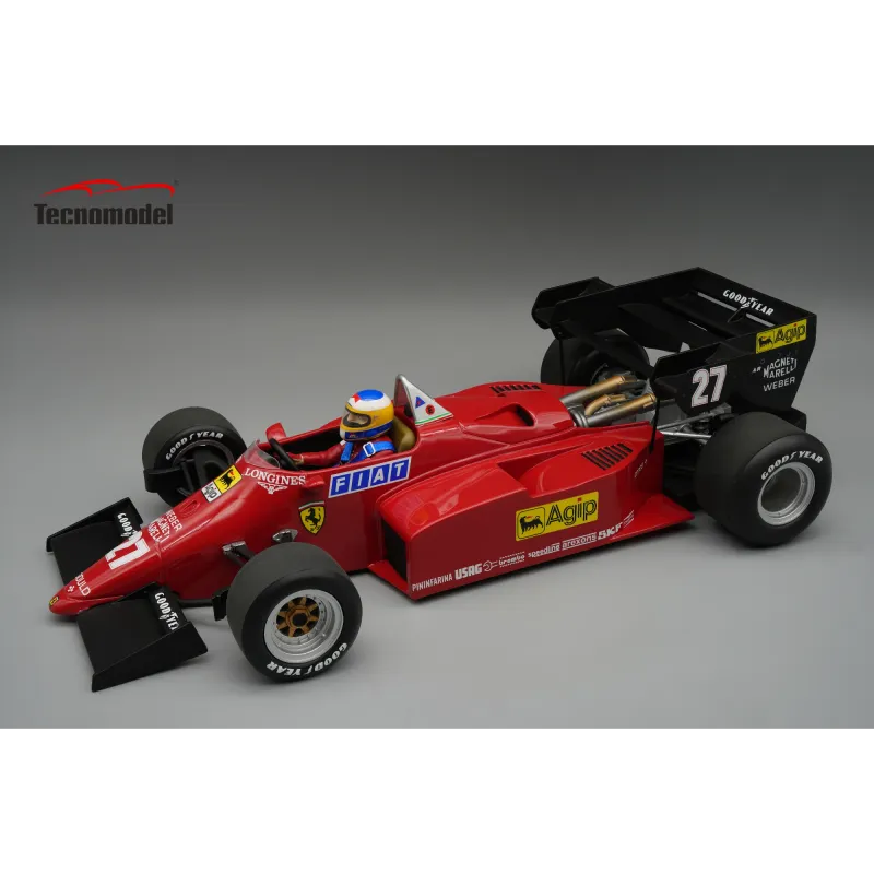1:12 Tecnomodel - Ferrari F1 126C4-M2 #27 2nd European GP 1984 M. Alboreto *With Driver Figure*