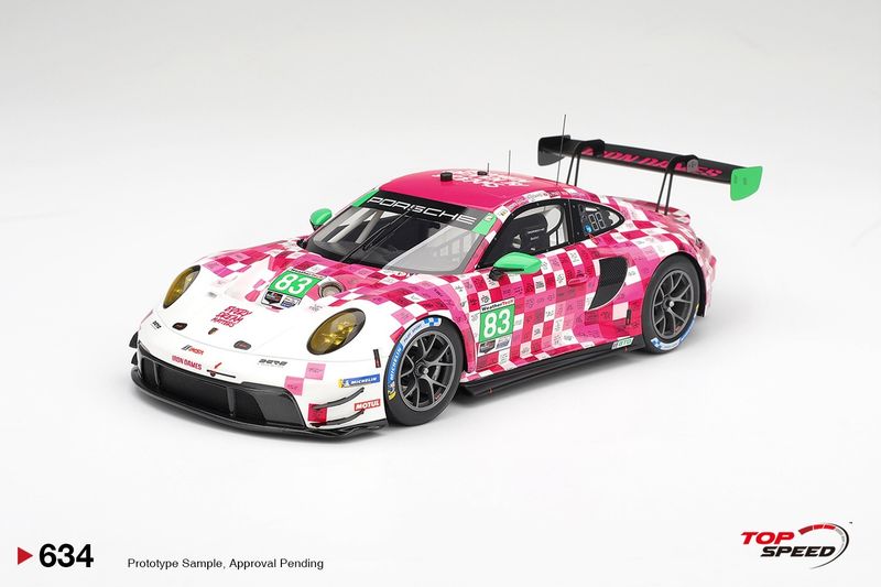 1:18 TSM - Porsche 911 (992) GT3 R 4.2L Team Iron Dames #83 IMSA 24h Daytona 2025 S. Bovy - R. Frey - M. Gatting - K. Gaillard 1:18 TSM - Porsche 911 (992) GT3 R 4.2L Team Iron Dames #83 IMSA 24h Daytona 2025 S. Bovy - R. Frey - M. Gatting - K. Gaillard
