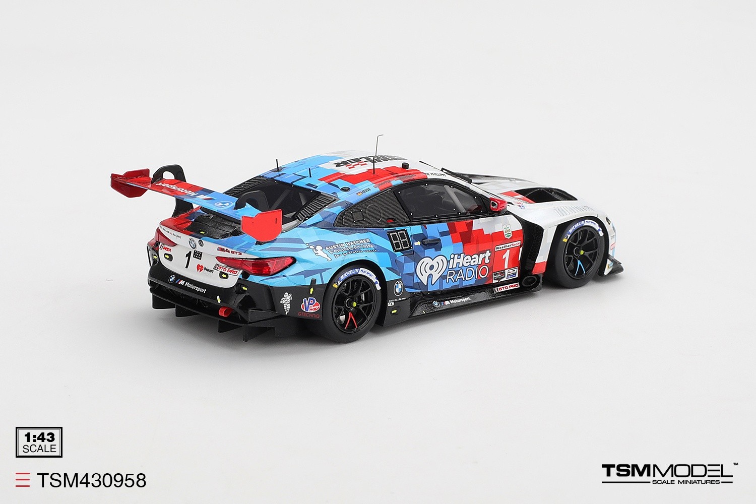 1:43 TSM - BMW 4-Series M4 GT3 Evo 3.0L Turbo Team Paul Miller Racing #1 Winner GTD Pro IMSA 24h Daytona 2026 C. De Phillippi - D. Harper - M. Hesse - N. Verhagen