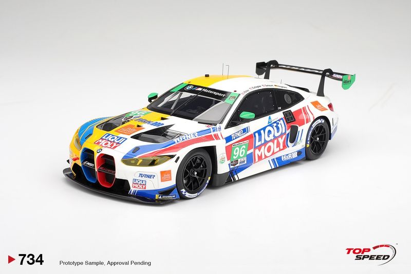 1:18 TSM - BMW 4-Series M4 GT3 Evo 3.0L Turbo Team Turner Motorsport #96 IMSA 24h Daytona 2026 R. Foley - P. Gallagher - J. Klingmann - F. Selldorff 1:18 TSM - BMW 4-Series M4 GT3 Evo 3.0L Turbo Team Turner Motorsport #96 IMSA 24h Daytona 2026 R. Foley - P. Gallagher - J. Klingmann - F. Selldorff