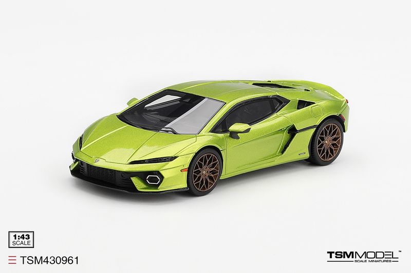 1:43 TSM - 2024 Lamborghini Temerario Verde Citrea Green 1:43 TSM - 2024 Lamborghini Temerario Verde Citrea Green