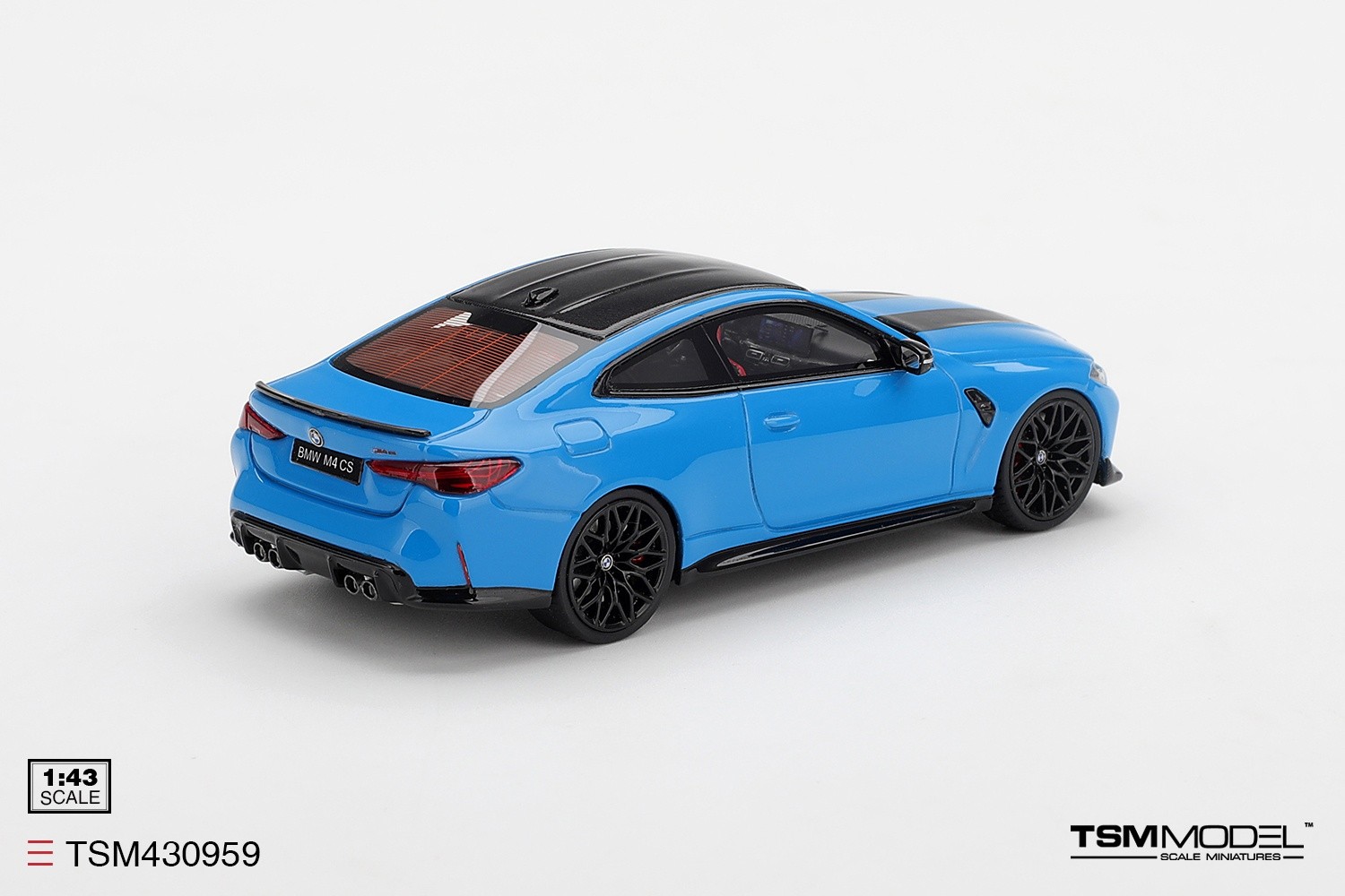 1:43 TSM - 2024 BMW M4 CS (G82) Riviera Blue