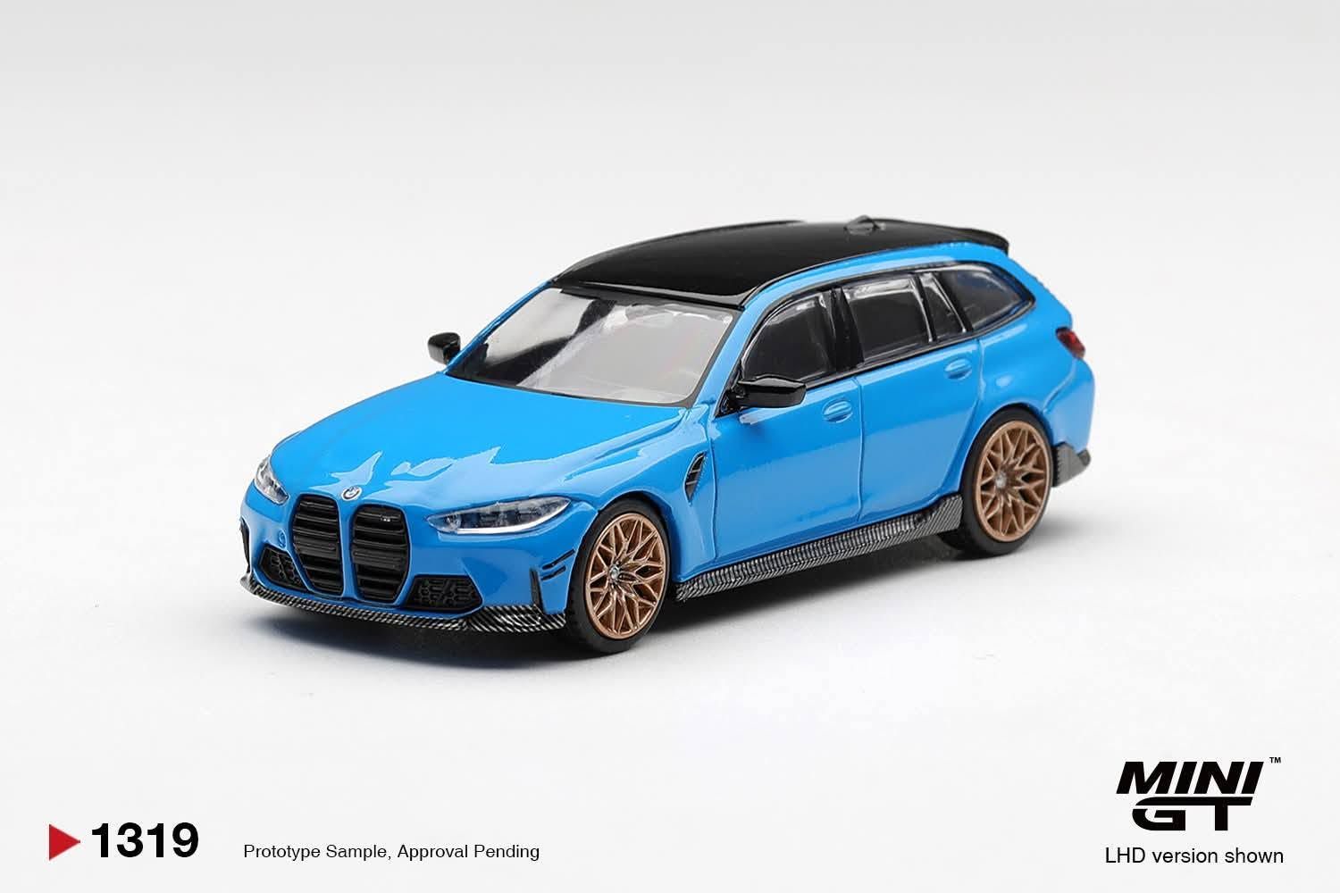 1:64 Mini GT - 2025 BMW M3 Performance Touring, riviera blue