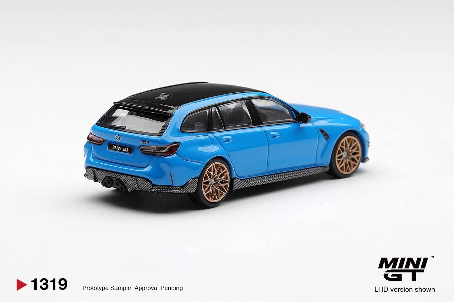 1:64 Mini GT - 2025 BMW M3 Performance Touring, riviera blue