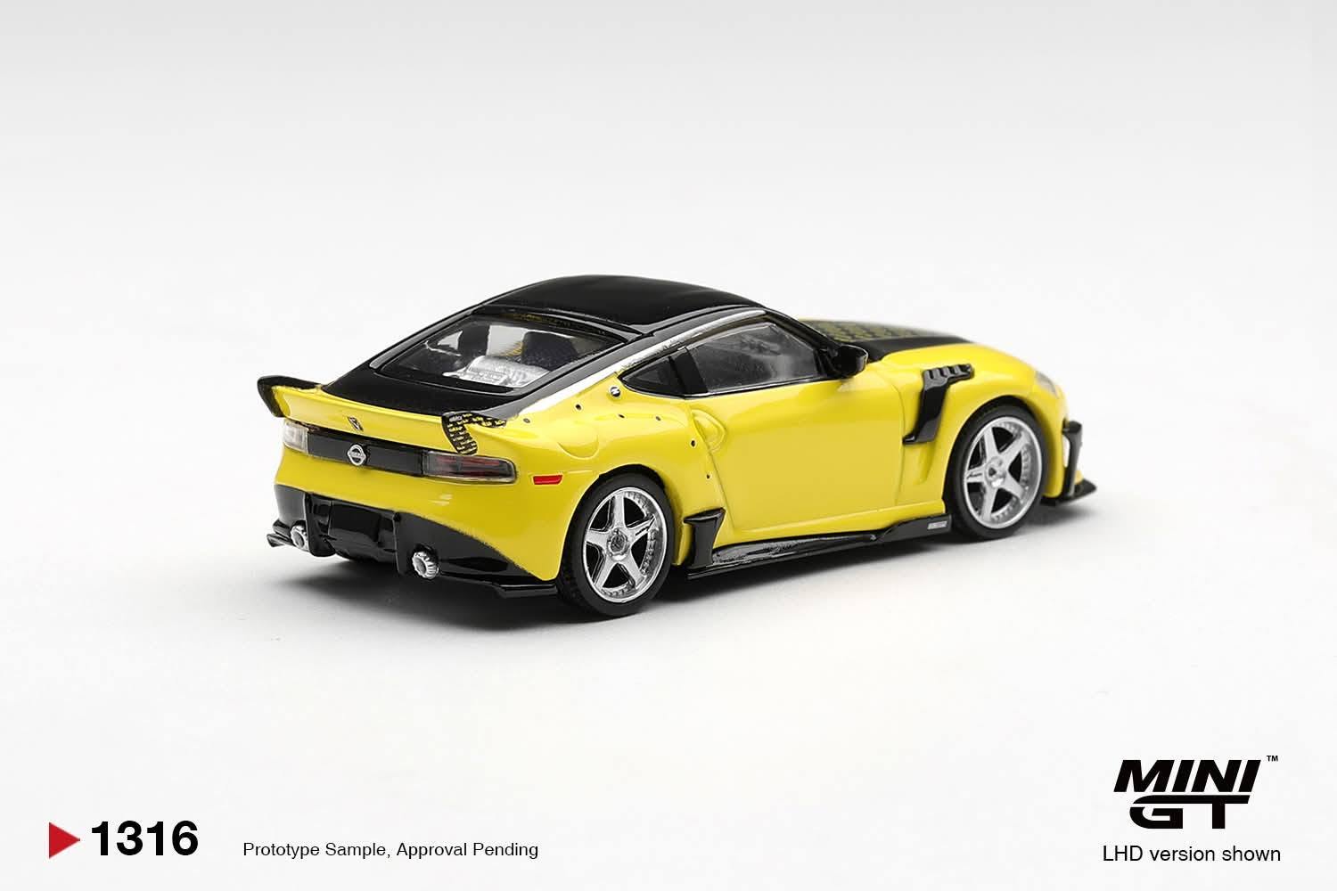 1:64 Mini GT - 2025 Nissan FFZ400 Veilside, ikazuchi yellow *Blister packaging*