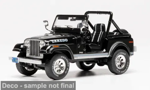 1:43 Ixo - 1980 Jeep CJ-7 Laredo Black 1:43 Ixo - 1980 Jeep CJ-7 Laredo Black