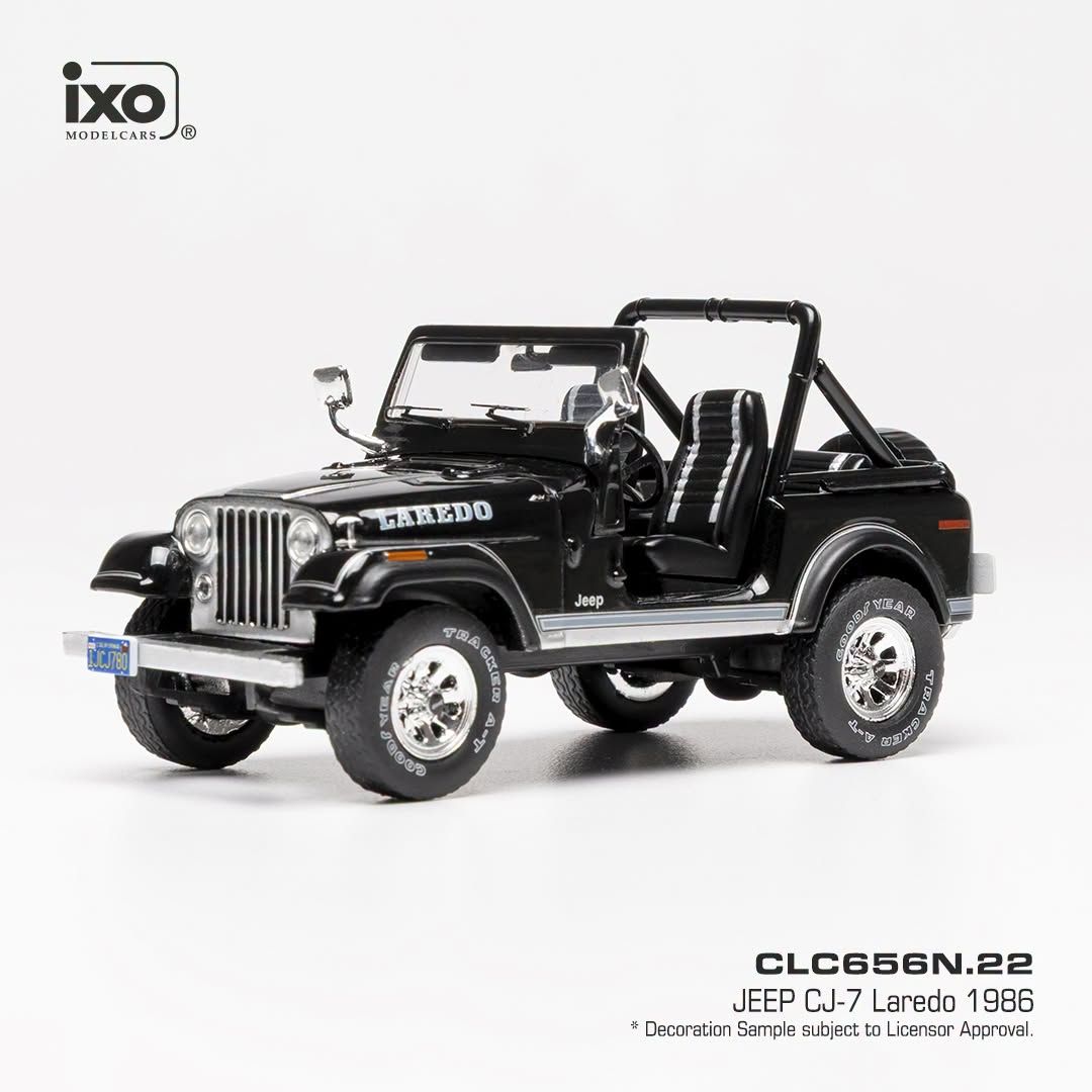 1:43 Ixo - 1980 Jeep CJ-7 Laredo Black 1:43 Ixo - 1980 Jeep CJ-7 Laredo Black