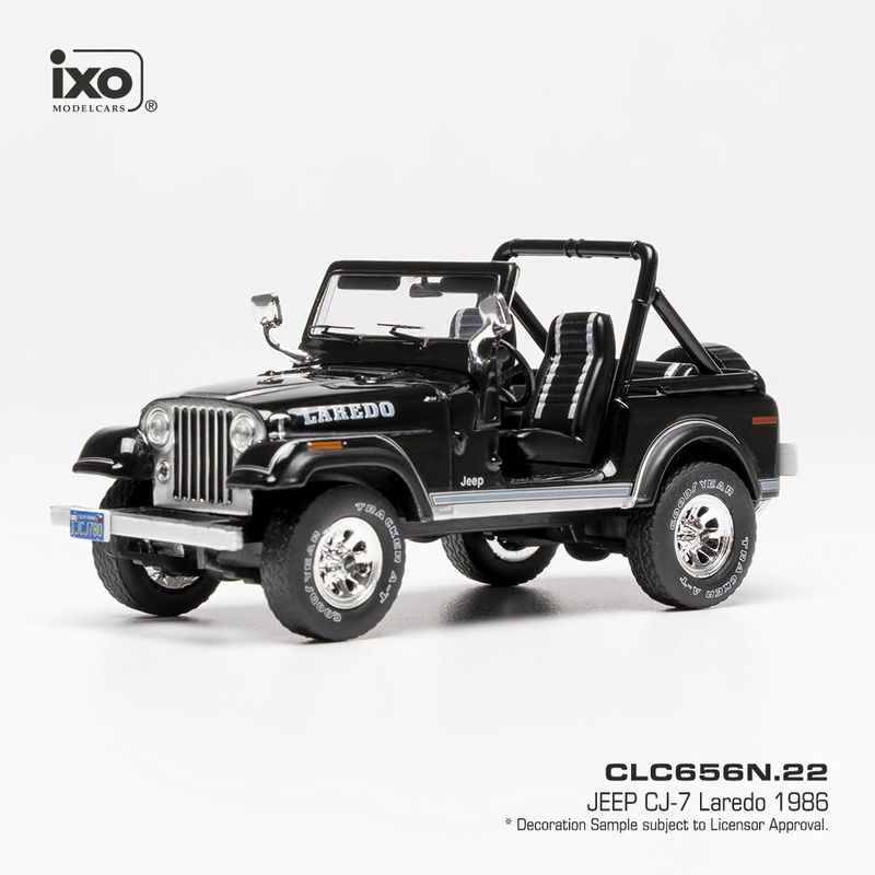 1:43 Ixo - 1980 Jeep CJ-7 Laredo Black 1:43 Ixo - 1980 Jeep CJ-7 Laredo Black