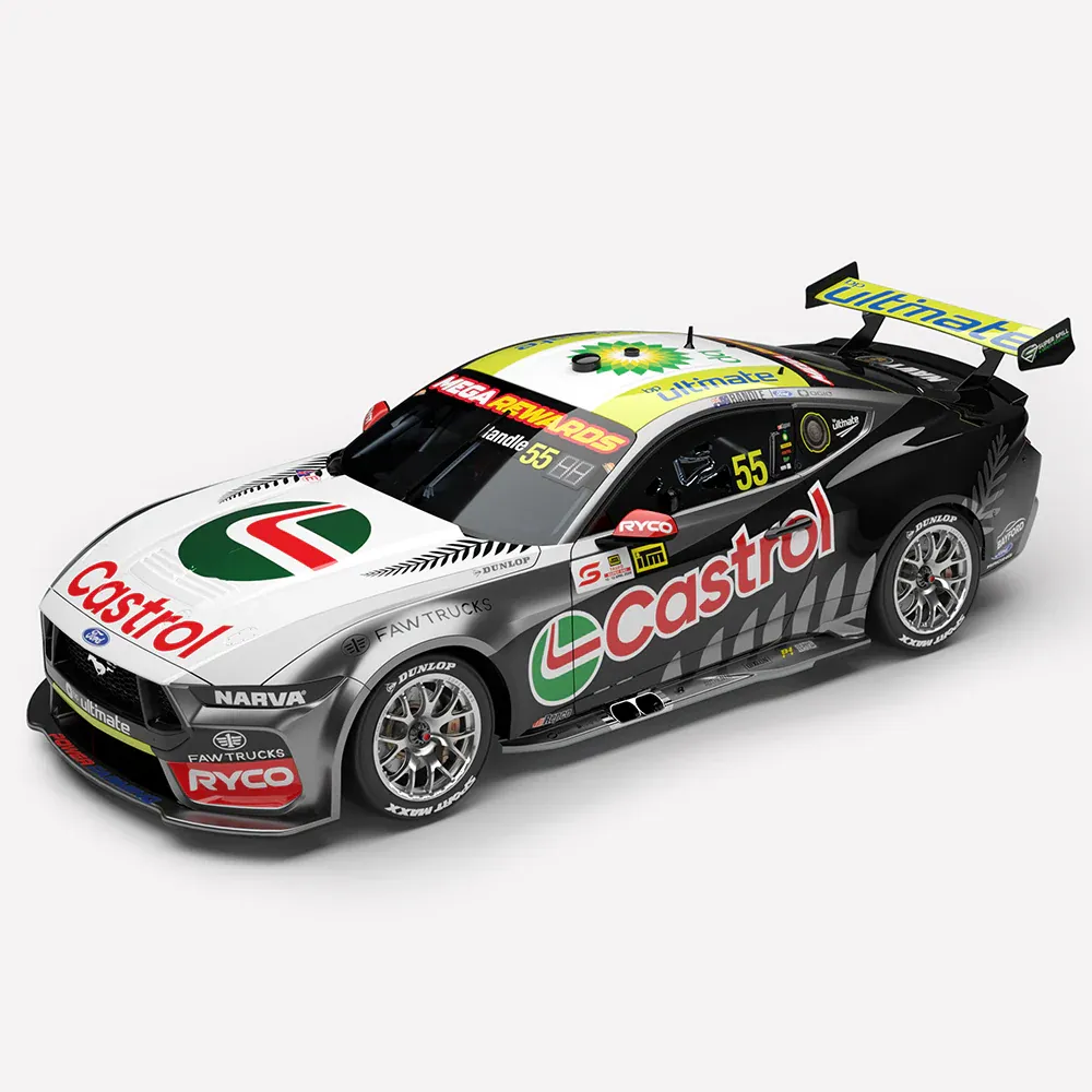 1:18 Authentic Collectables - Tickford Racing #55 Ford Mustang GT - 2026 ITM Taupo Super 440 Silver Fern Livery - Driver: Thomas Randle