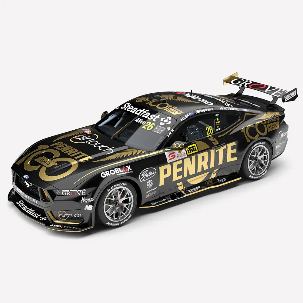 1:18 Authentic Collectables - Penrite Racing #26 Ford Mustang GT - 2026 ITM Christchurch Super 440 Race 10 Winner (First Supercars Win) - Driver: Kai Allen