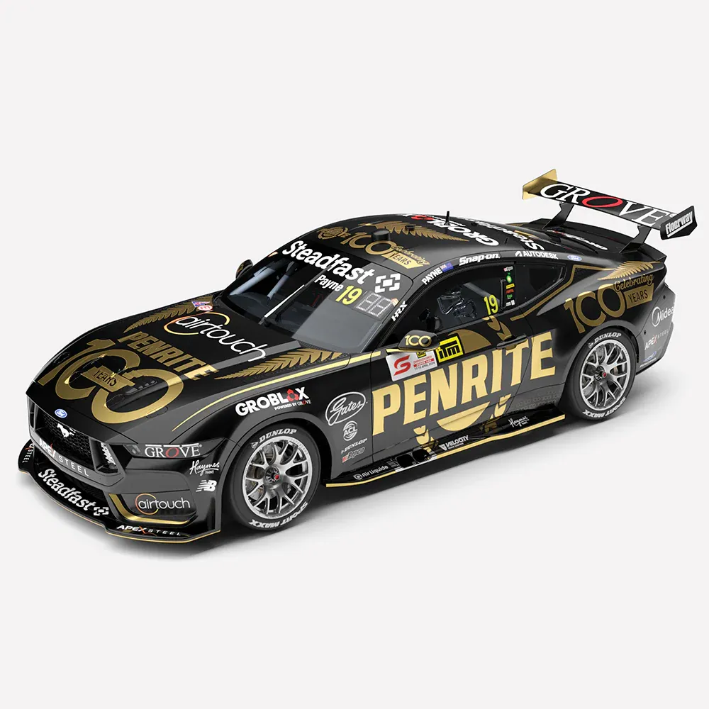1:18 Authentic Collectables - Penrite Racing #19 Ford Mustang GT - 2026 ITM Christchurch Super 440 Race 12/13 Winner - Driver: Matthew Payne